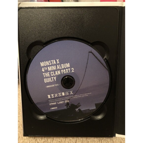Monsta X The Clan Part 2 Guilty Album Kpop Music CD - Picture 2 of 8